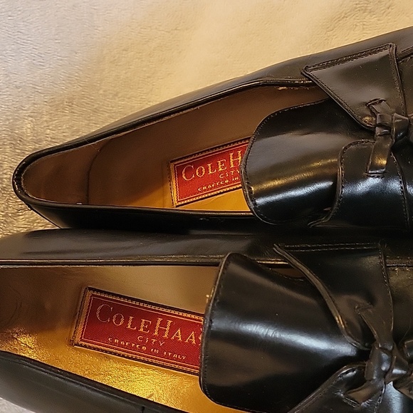 Cole Haan Black Leather Men's Loafers Size 9 1/2 D - Picture 4 of 8